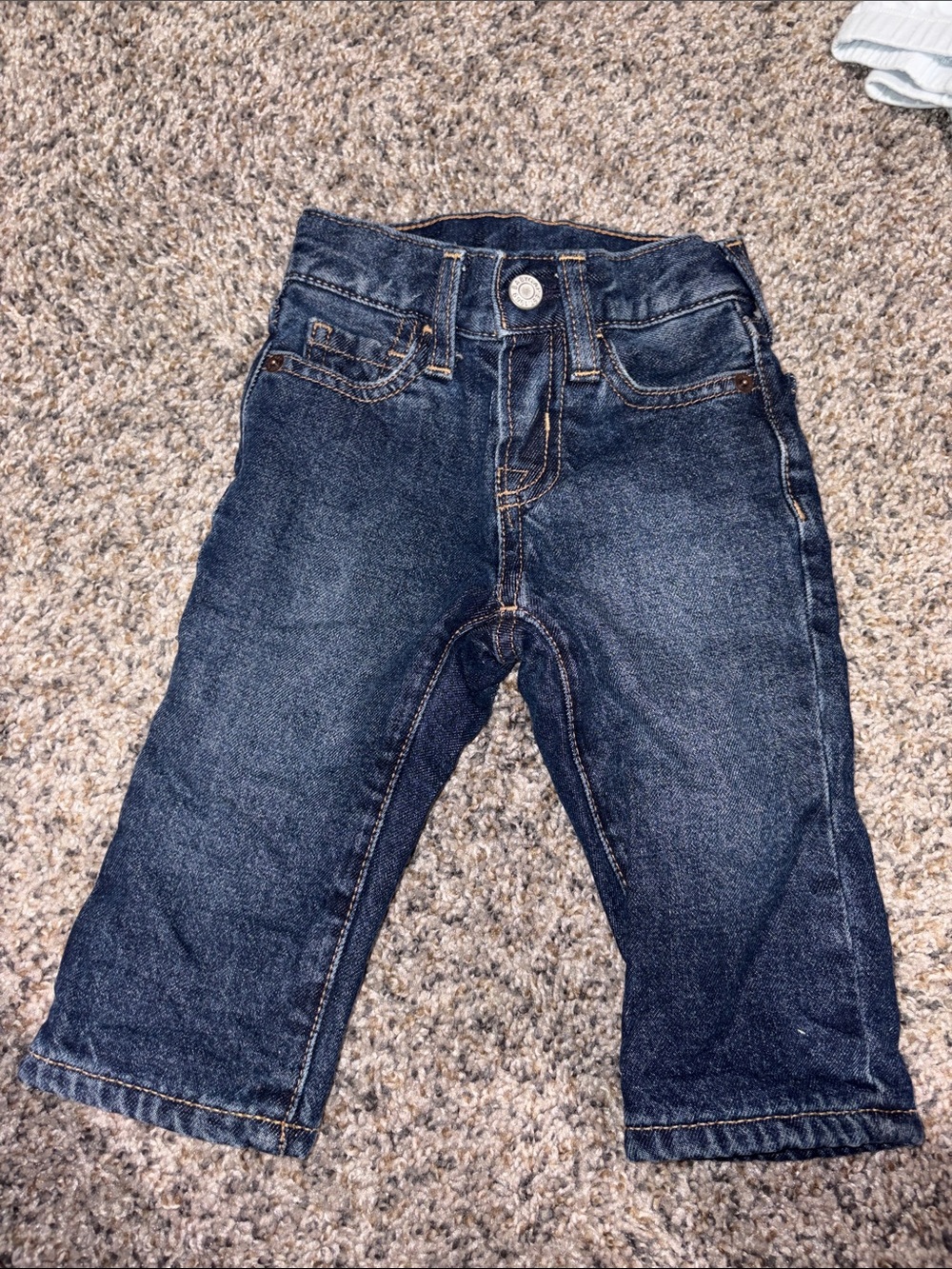 GAP Dark Wash Lined Toddler Denim Jeans